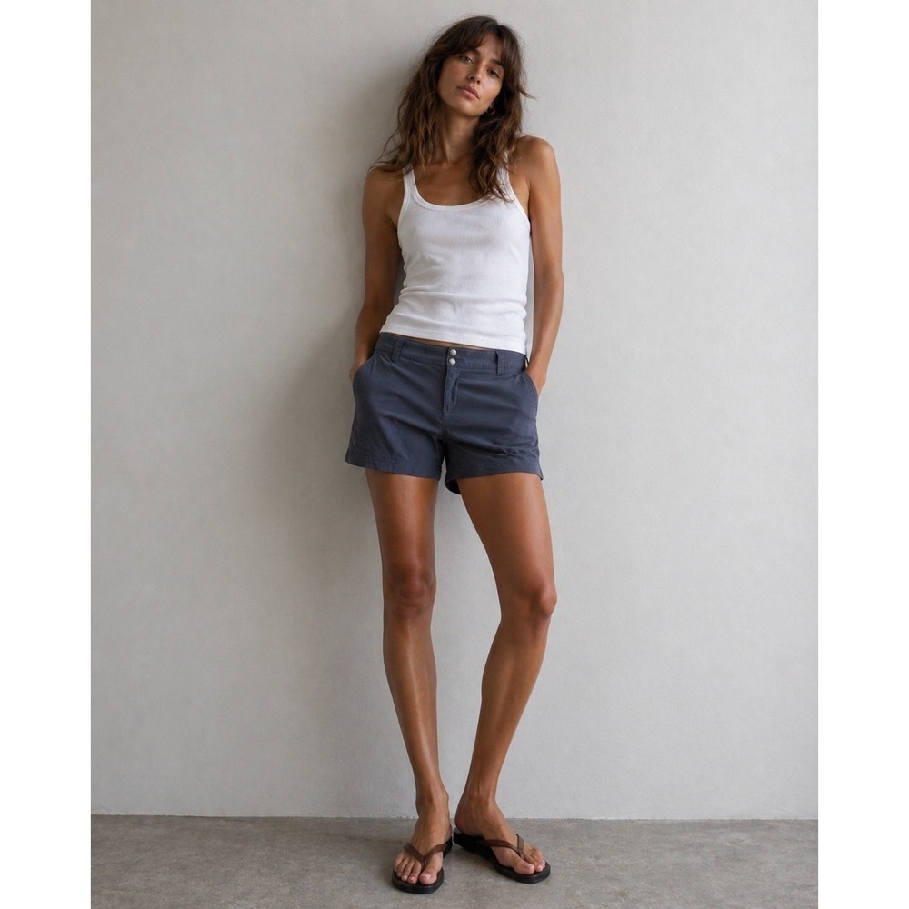 Columbia Shorts Womens 14 Blue Trail Long Hiking Outdoor